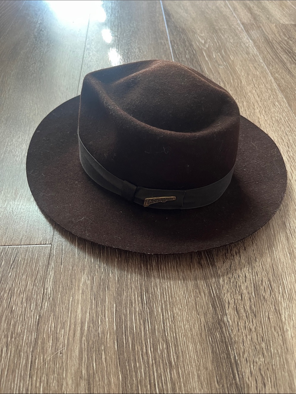 Indiana Jones Style Brown Wool Fedora Hat